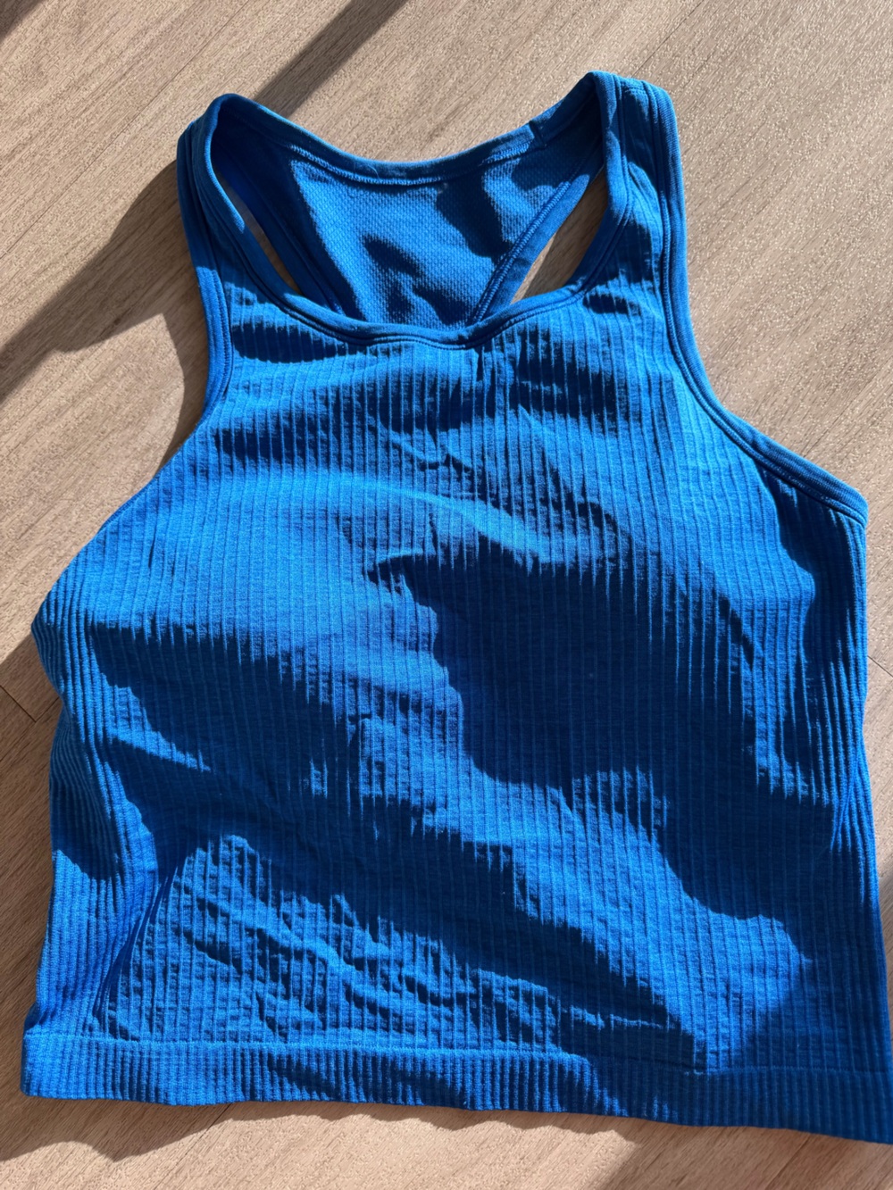 lululemon athletica Ribbed Racerback Tank in Cobalt Blue